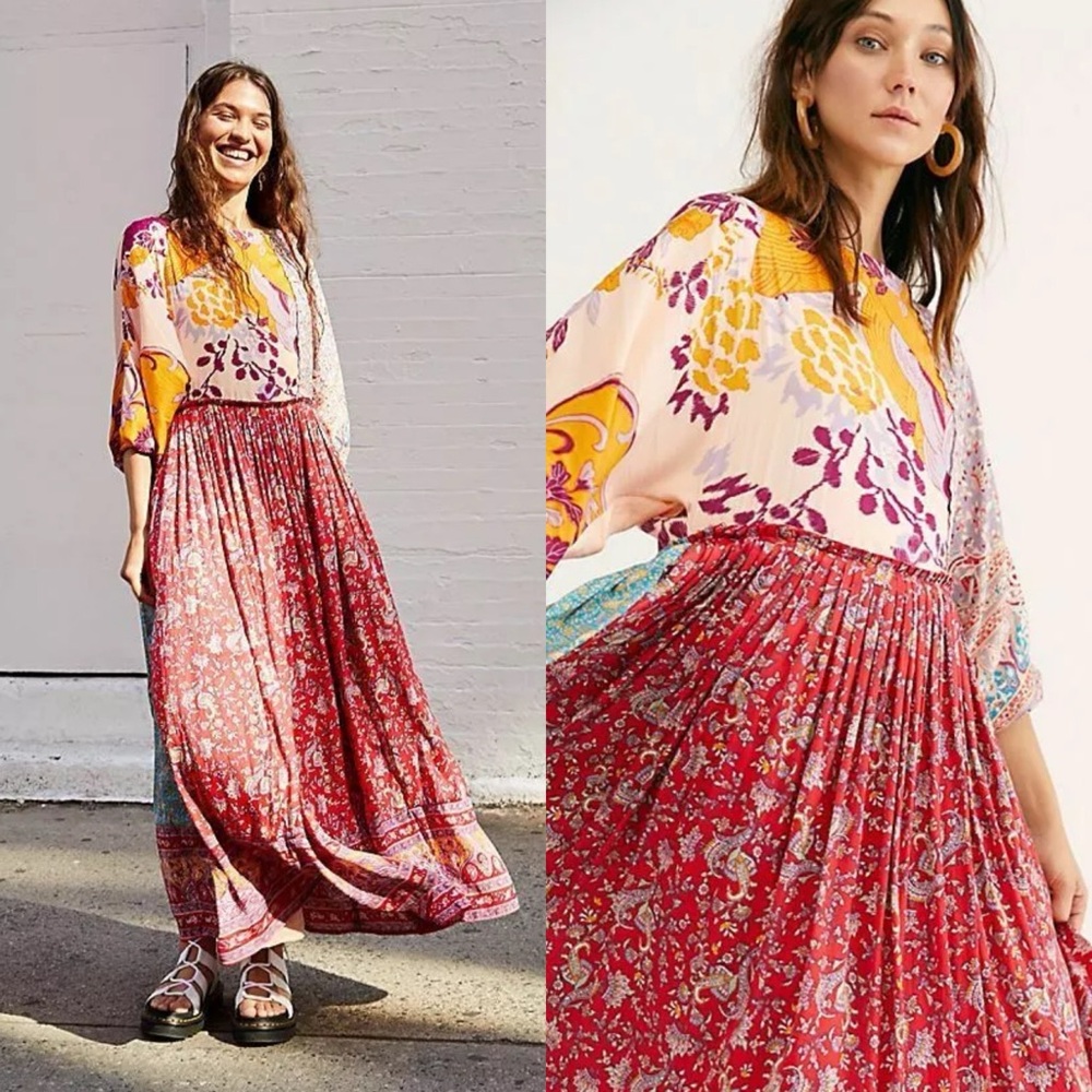 Free People Floral What You Want Maxi Dress - Picture 2 of 4